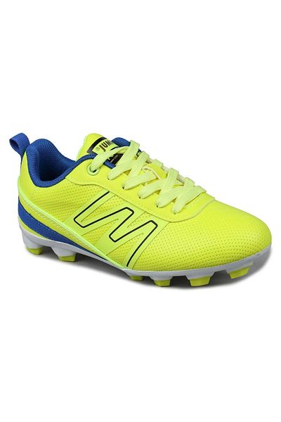 Jump 28843 Neon Green - Blue Unisex Kids Turf Astroturf Football Cleats Football Shoes