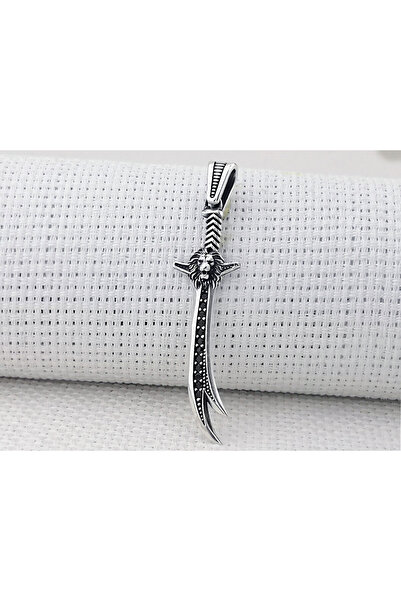 Takıhan Aslan Zülfikar Kılıç Tasarımlı 925 Ayar Gümüş Kolye Ucu