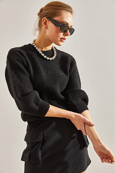 Bianco Lucci Dámské úpletové šaty s rolákem