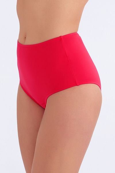 AYYILDIZ 63048 Red High Waist Bikini Bottom