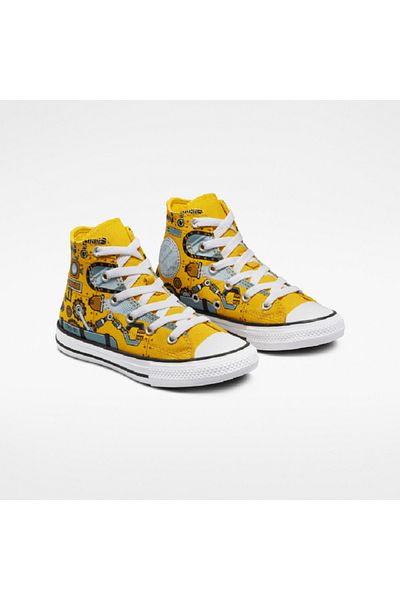 Kids yellow chucks shop