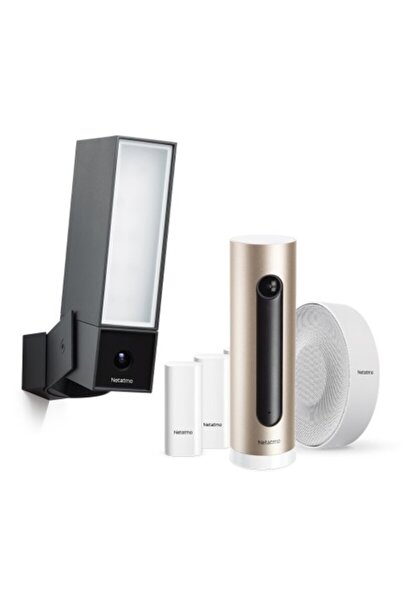 Netatmo مجموعة الأمان الذكية - كاميرا خارجية، كاميرا داخلية، صفارة الإنذار ال...