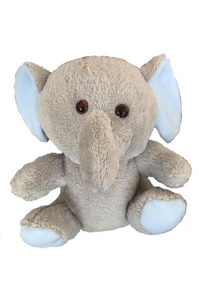 Genel Markalar Mavi Kulaklı Uzun Hortumlu Peluş Fil 25 Cm Pelüş Oyuncak Süper...