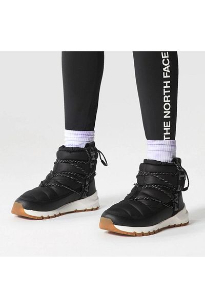 THE NORTH FACE W Thermoball II - Wp Γυναικείες λευκές μπότες χιονιού, Progressive Zip