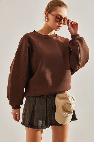 Bianco Lucci Dámská oversize mikina se třemi nitěmi