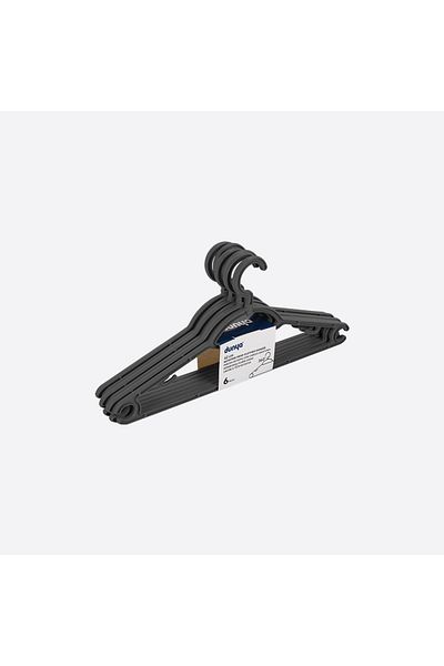 PONÇİK STORE 360 °   Περιστρεφόμενη κρεμάστρα ρούχων 42cm, Κρεμάστρα ρούχων 6ΤΕΜ