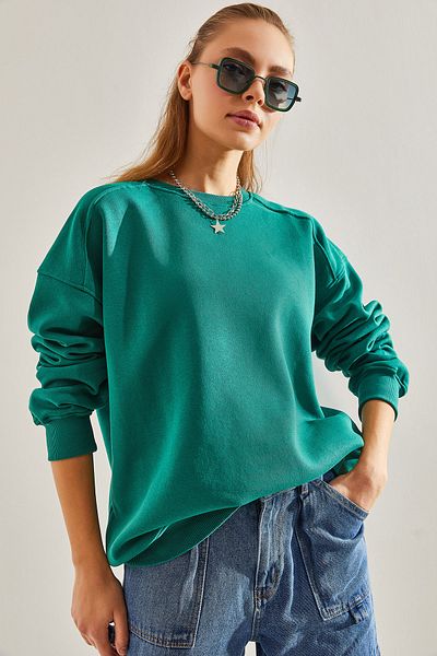 Bianco Lucci Dámská oversize mikina se třemi nitěmi
