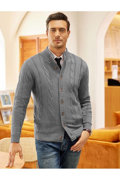 youknitwear you Bennett Men's Knitwear Cardigan