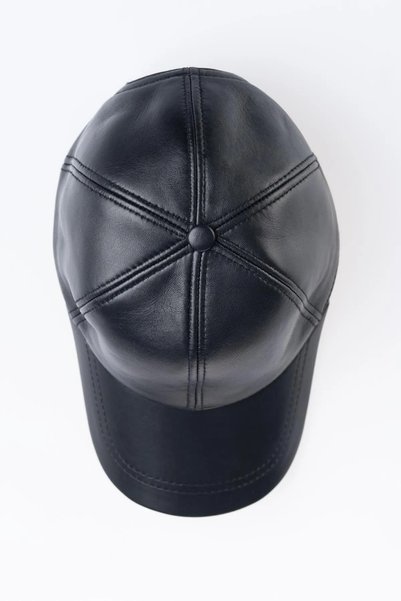 fubileather Pălărie unisex din piele de baseball - șapcă din piele naturală