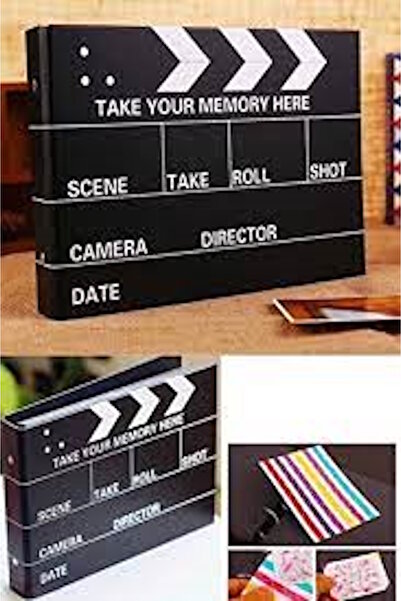 Kenpool Sinema Klaket Tasarımlı Aile Fotoğraf Albümü Anı Defteri