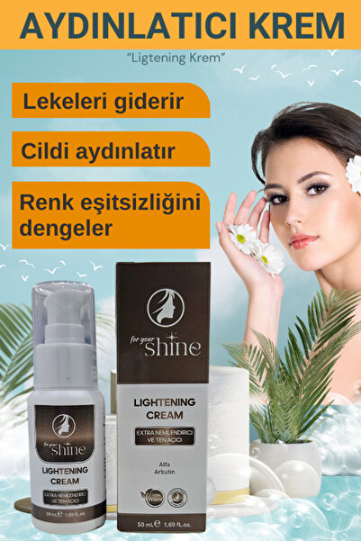 Ekstra Nemlendirici Ve Ten Açıcı Aydınlatıcı Krem 50 ml