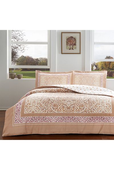Taç Hamlet Gold - Single Printed Fleece Quilt