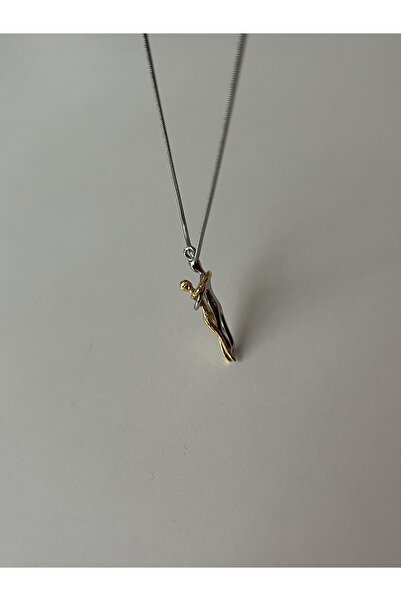 Alya Jewelry Steel Hug Me Hug Me Couple Necklace