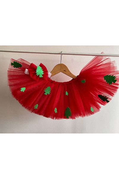 miniklerin dünyası Christmas Themed Tutu Skirt