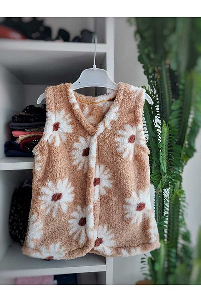 Pearls Tekstil Plush Vest for Baby