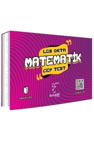 Store Karekök 8. Sınıf LGS Cep Test Matematik Orta