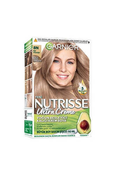 Garnier Nutrisse Ultra Saç Boyası -8N Bal Köpüğü