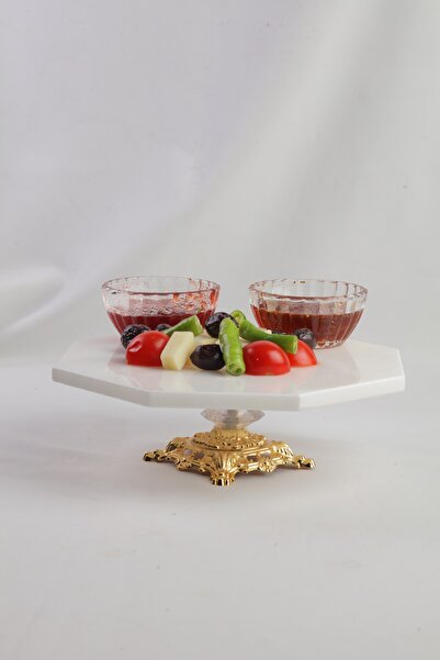 MERALP Presentation Gold Real Marble Cake Presentation