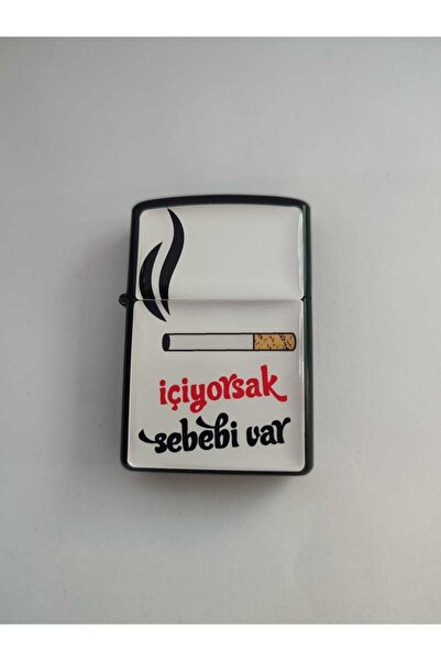 ASYA GIFTS Içiyorsak Sebebi Var Benzinli Çakmak