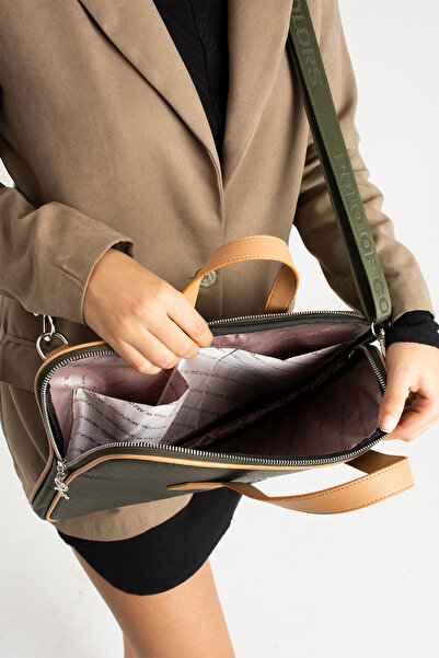 ImPolo Joyce HakiЗеленийTbaGofraj Друк Unisex Нетбук і сумка для документів розміром 28x37