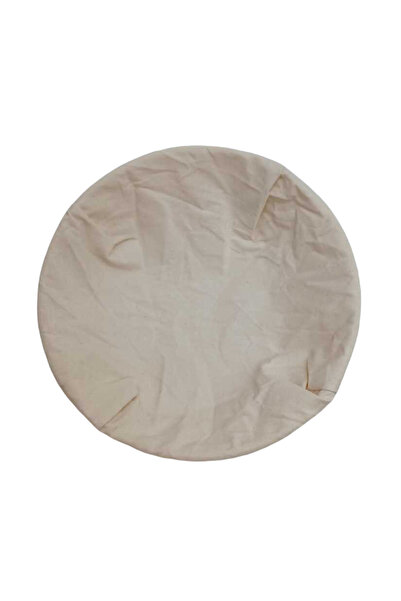 dinckitchen Mayalama Sepet Bezi 25 Cm Yuvarlak 25 Cm - Pamuk- Beyaz