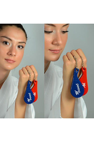 HAŞADO Mini Raket Anahtarlık Mavi