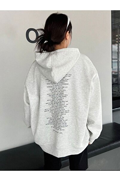 Adrift MABS unisex majica sa natpisom na leđima Štampano Oversize kroj
