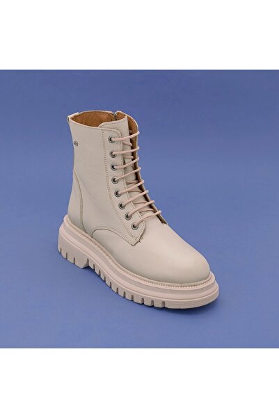 Metin Kundura Hakiki Deri Postal Bej