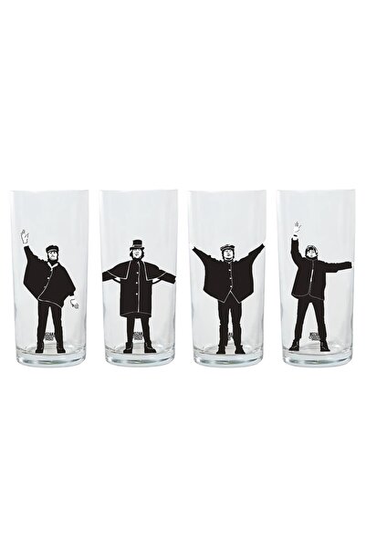 Anason İşleri The Beatles Rakı Kadehi 4’lü Set