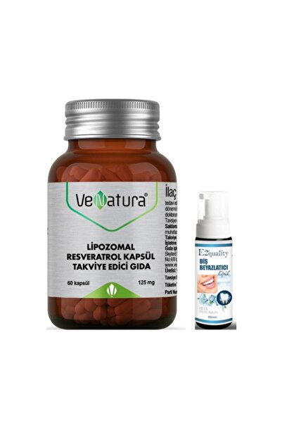 VeNatura Lipozomal Resveratrol Kapsül Takviye Edici Gıda 60 Kapsül - Diş Beya...