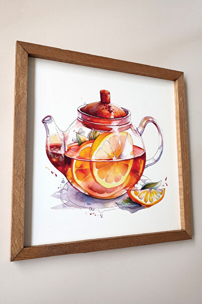 Wooden Factory Wood Framed Effective Herbal Tea, Kitchen Decorative Walnut Table