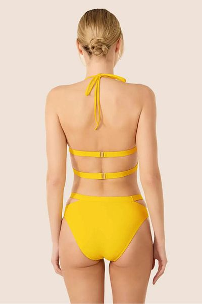 AYYILDIZ 3402 Yellow Bikini Set