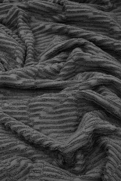 Green Black Аніса Банний рушник 100% бавовна жакардовий антрацит 80x150 см