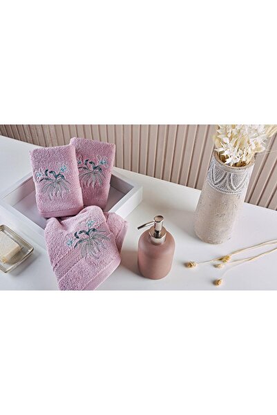 Marie Claire Micro Orchid Napkin - Set of 3