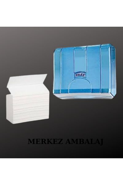 ELFUMER 12 Pack Economical Z Fold Dispenser - Paper Towel Napkin + Palex Z Folding Apparatus