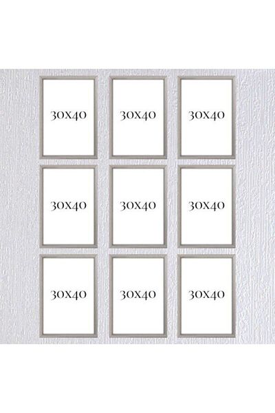 AS TİCARET Nine 30x40 Frame (No Poster) - Bos1026