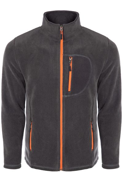 Vio Belle Men's Full Zipper Windproof 5 Pocket Fleece Jacket