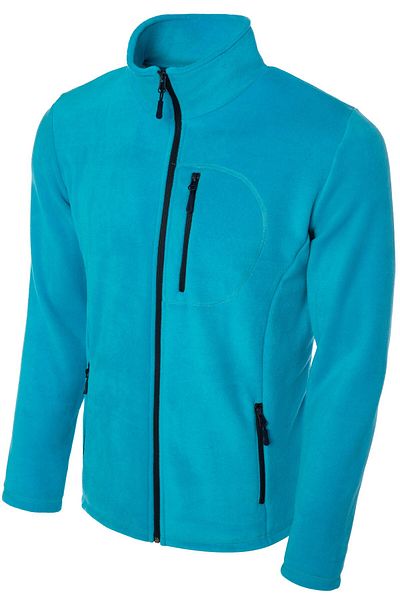 Vio Belle Men's Full Zipper Windproof 5 Pocket Fleece Jacket