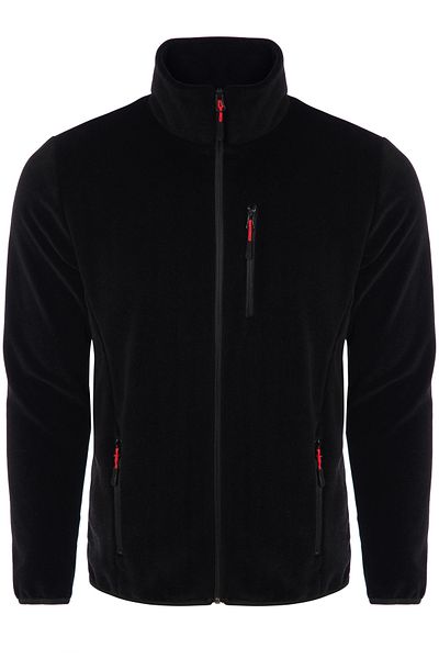 Vio Belle Men's Full Zipper Windproof 5 Pocket Fleece Jacket