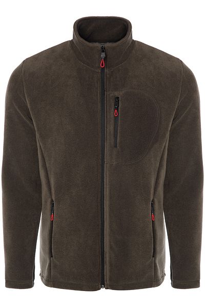 Vio Belle Men's Full Zipper Windproof 5 Pocket Fleece Jacket