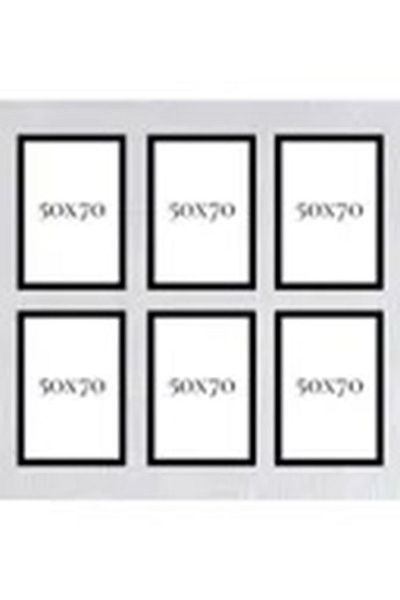 AS TİCARET Six-Piece 50x70 Frame (No Poster) - Bos1016
