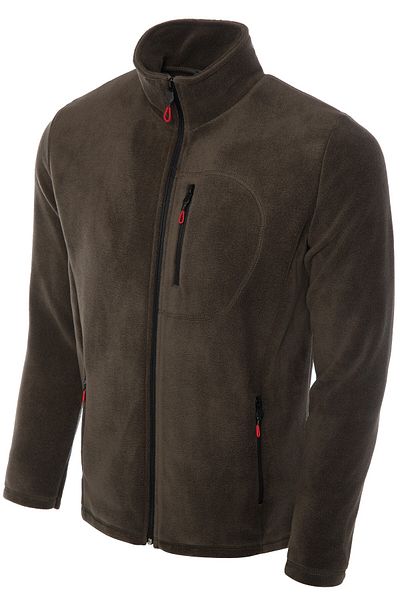 Vio Belle Men's Full Zipper Windproof 5 Pocket Fleece Jacket