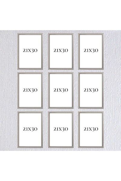 AS TİCARET Nine 21x30 Frame (No Poster) - Bos1024