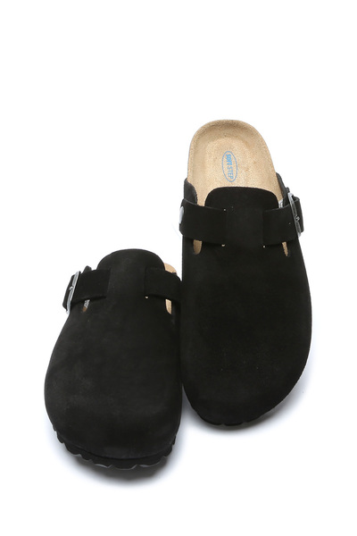 Kifidis K13789SK Kifidis Soft Step Kadın Süet Deri Sabo Mantar Terlik 36-41