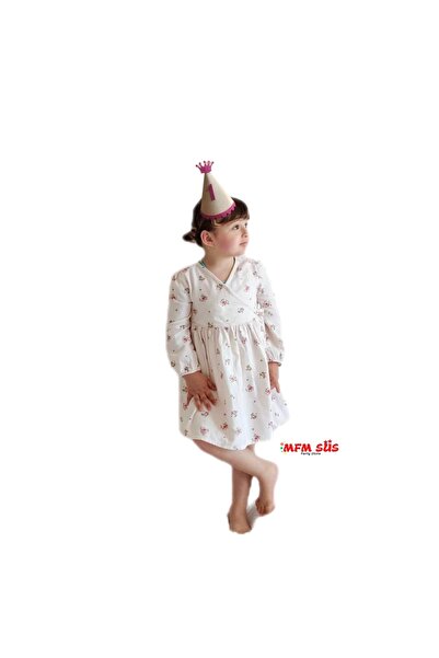 MFM Mini prințesă Eva de 1 an cu coroană roz