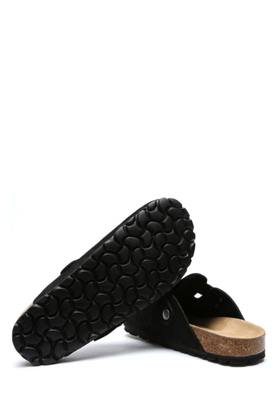 Kifidis K13789SK Kifidis Soft Step Kadın Süet Deri Sabo Mantar Terlik 36-41