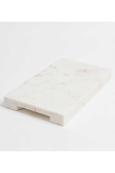 Sümeyra Marble Art Natural White Marble Oil Pot Top | Oil pot tray |