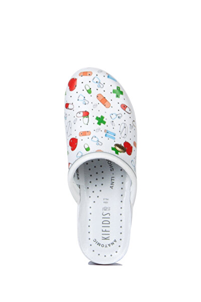 Kifidis 607 Kifidis Kadın Deri Desenli Sabo 36-41