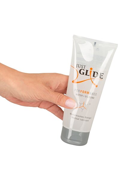 Just Glide Υδατοδιαλυτό Λιπαντικό Τζελ Σιλικόνης 200ml