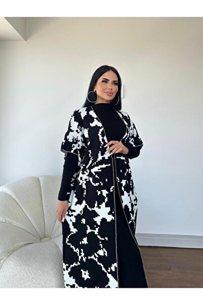 newmisal طقم تريكو نسائي ثلاثي مع شرابات